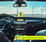 Foxcare Car Gel Perfume, Premium Air Freshener, Interior Car Accessories (Fresh Lemon) - 100g