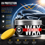 Foxcare Carnauba Hard Wax for Cars and Bikes, 180g,