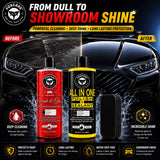 Foxcare Exterior care kit 2 (wash & gloss shampoo + All in one polish ) (500 ML each)