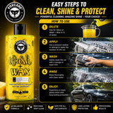Foxcare Wash + Wax - Auto wash Shampoo (500 ML)