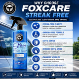 FOXCARE STAIN FREE GLASS CLEANER (500 ML)