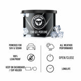 Foxcare Car Gel Perfume, Premium Air Freshener, Interior Car Accessories (Black Ice) - 100g