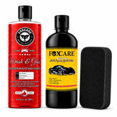 Foxcare shampoo + car polish combo (700ml Net)