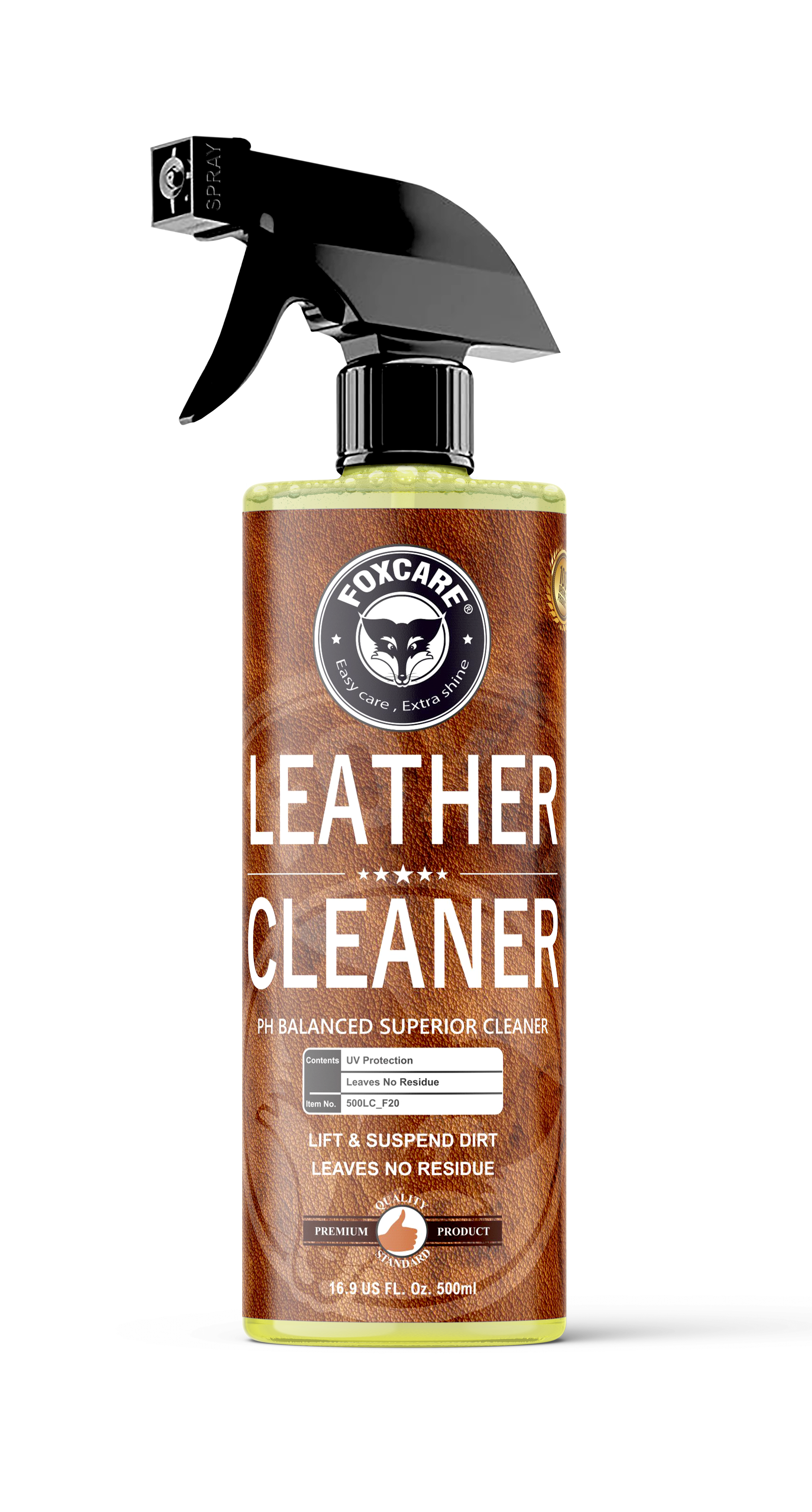 FOXCARE LEATHER CLEANER (500 ML) - Foxcare Industries