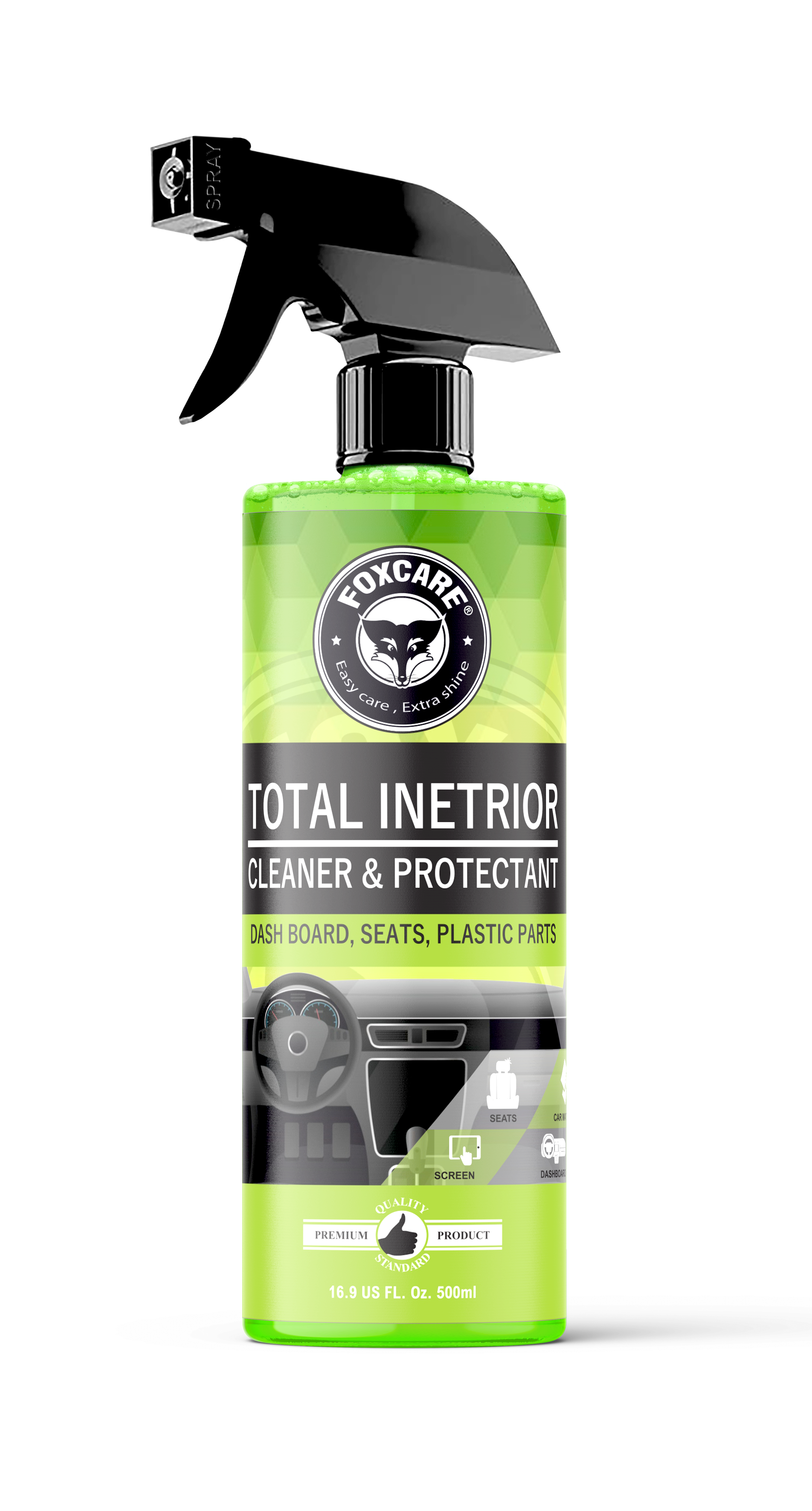 Foxcare Total Interior Cleaner & Protectant (500 ML) - Foxcare Industries