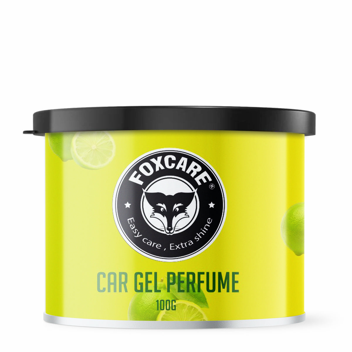 Foxcare Car Gel Perfume, Premium Air Freshener, Interior Car Accessories (Fresh Lemon) - 100g