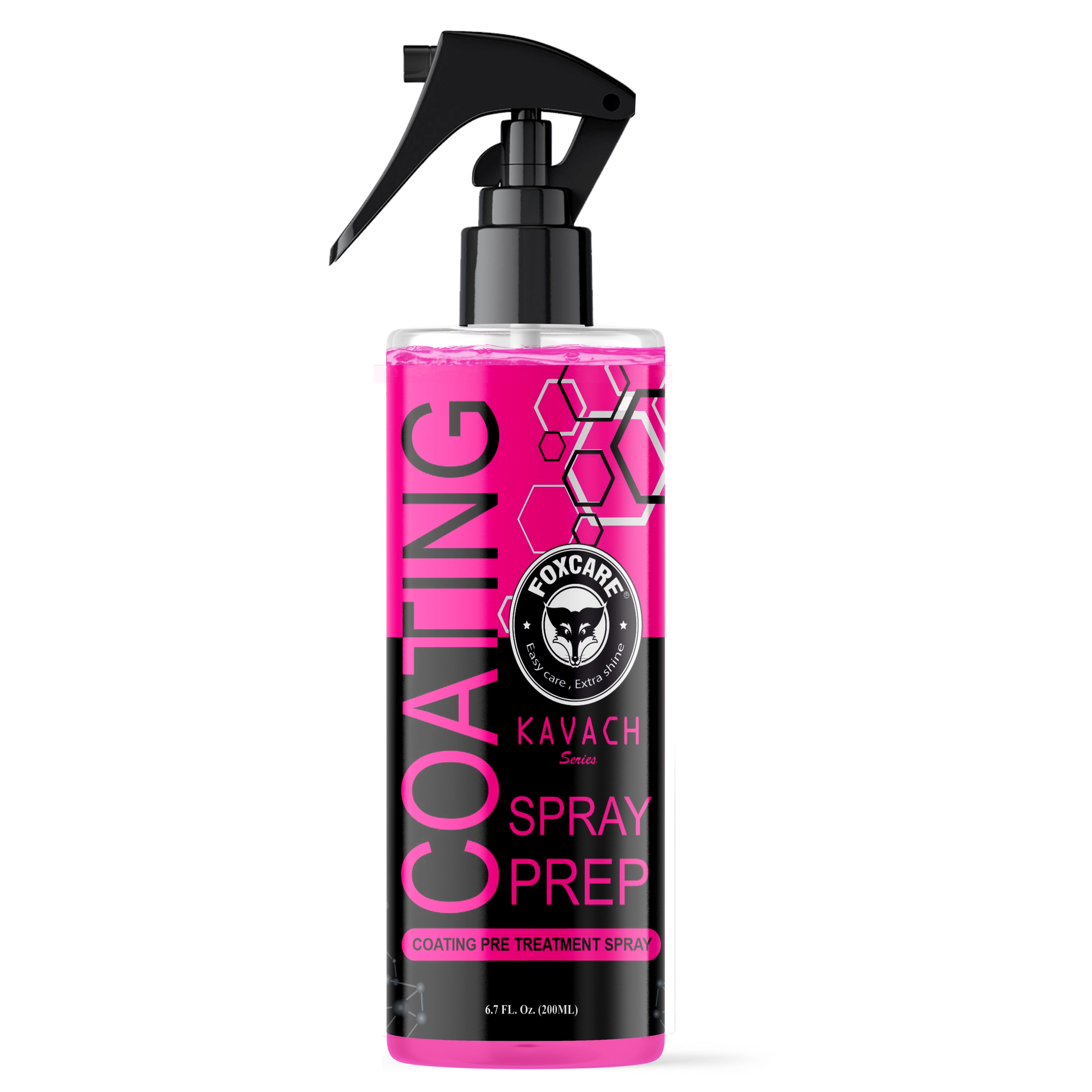 Foxcare Pre Ceramic Coating for Car Spray - Coating Prep Pre-Treatment –  Foxcare Industries