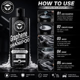 Foxcare Graphene Ceramic Car Shampoo - Foam Car Wash - Adds Hydrophobic Protection With Every Wash | Maintains Ceramic Coatings, Waxes Or Sealants | With Sio2 Ingredients For Incredible Shine - 500ml