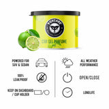 Foxcare Car Gel Perfume, Premium Air Freshener, Interior Car Accessories (Fresh Lemon) - 100g