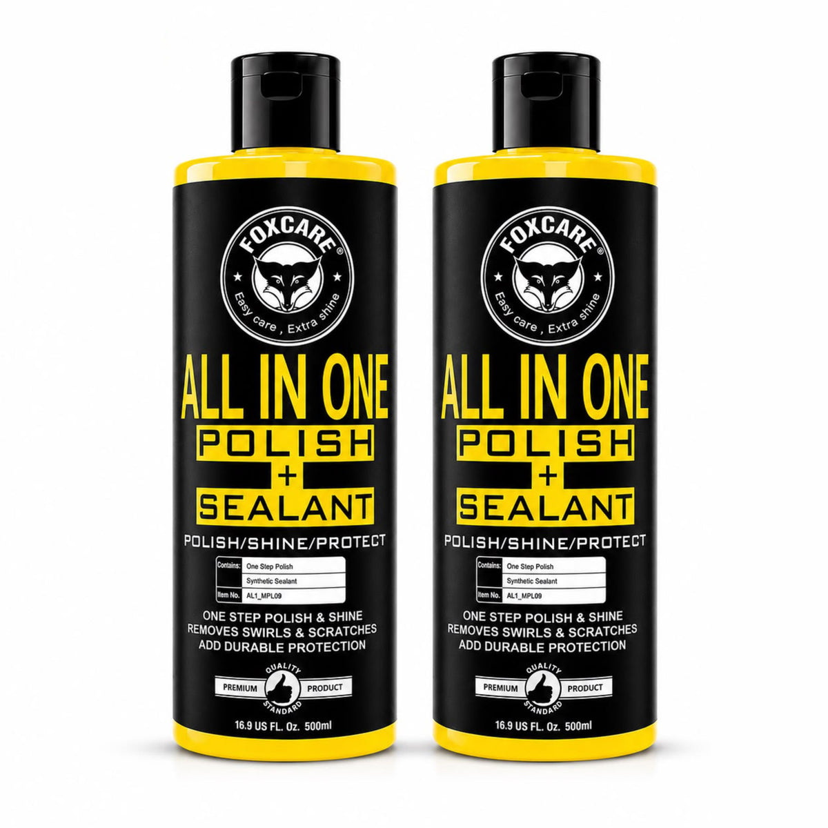 Foxcare All in One Polish + Sealant, Multipurpose Polish 1 Liter Net