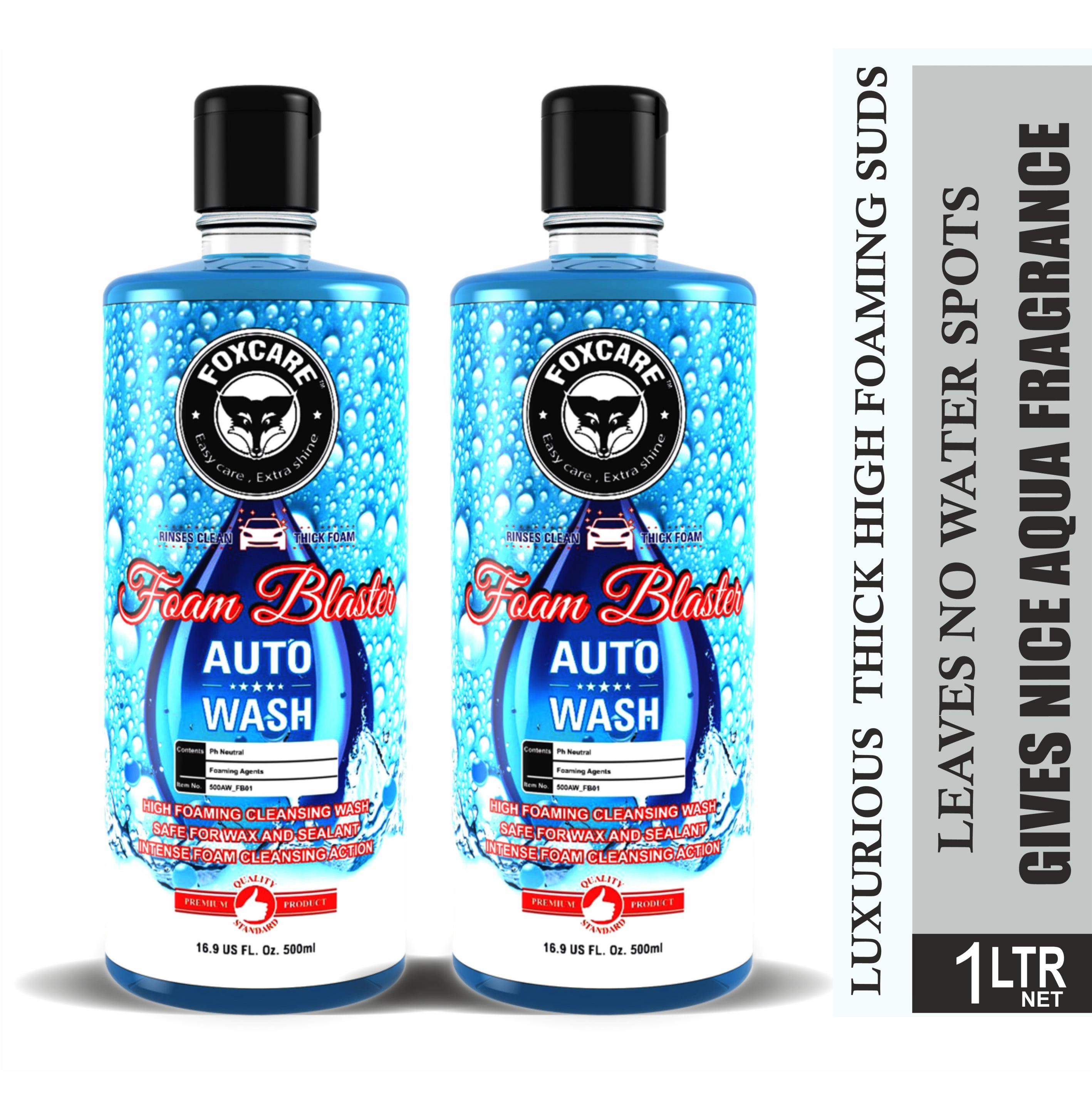 Foxcare Foam Blaster - Auto Wash Shampoo 1 Liter Net