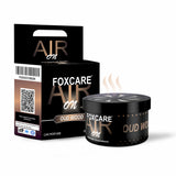 Foxcare Air On Oud Wood Organic Car Perfume Bar, Foxcare Air On Strong Fiber Air Freshener to Freshen'up Your Car | 50 g Car Accessories interior car perfumes and fresheners With German Innovation.