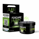 Foxcare Air On Citrus Organic Car Perfume Bar, Foxcare Air On Strong Fiber Air Freshener to Freshen'up Your Car | 50 g Car Accessories interior car perfumes and fresheners With German Innovation.