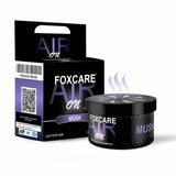 Foxcare Air On Musk Organic Car Perfume Bar, Foxcare Air On Strong Fiber Air Freshener to Freshen'up Your Car | 50 g Car Accessories interior car perfumes and fresheners With German Innovation.