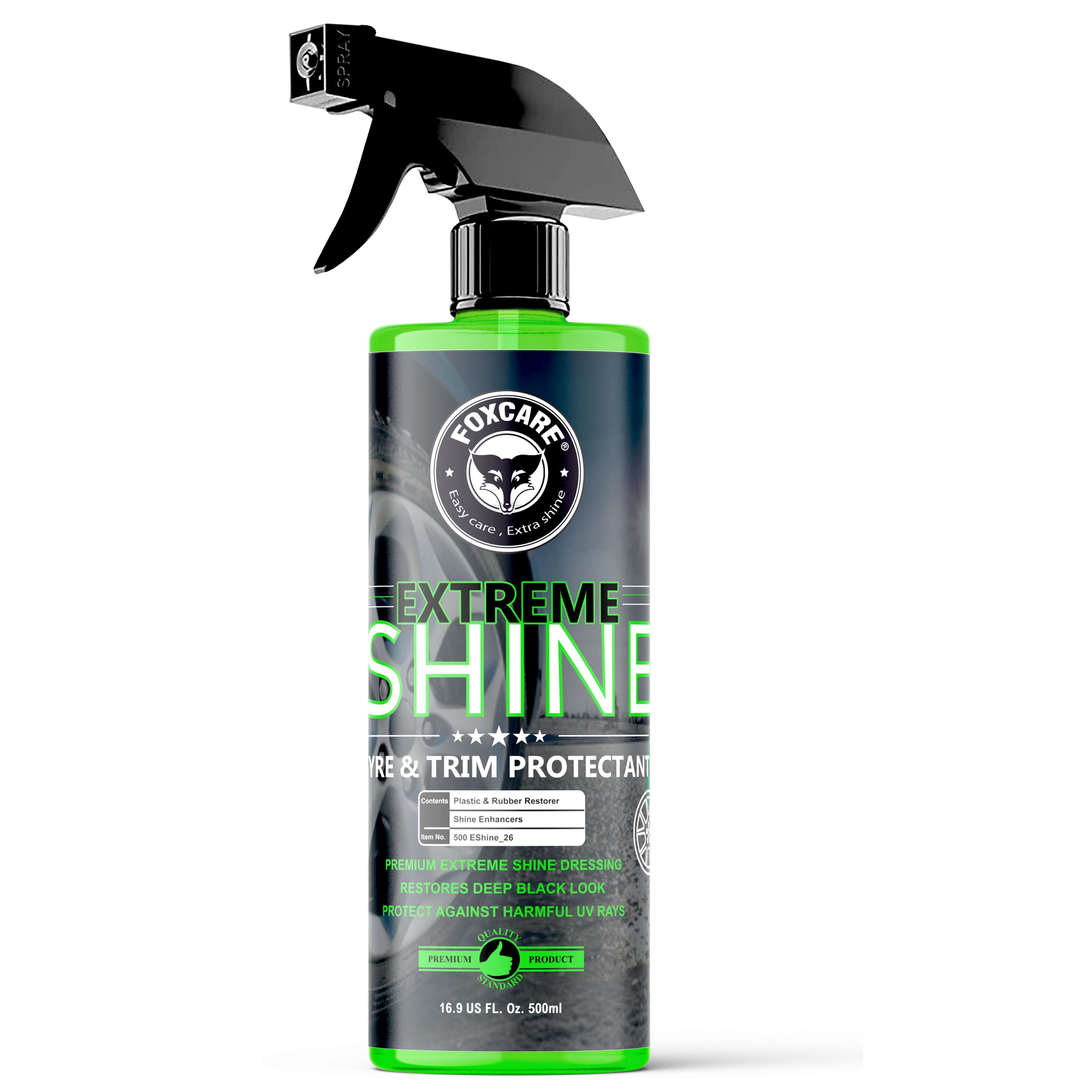 Foxcare Extreme shine - Tyre & Trim Protectant | Tyre Shiner |Tyre Polish 500 ml
